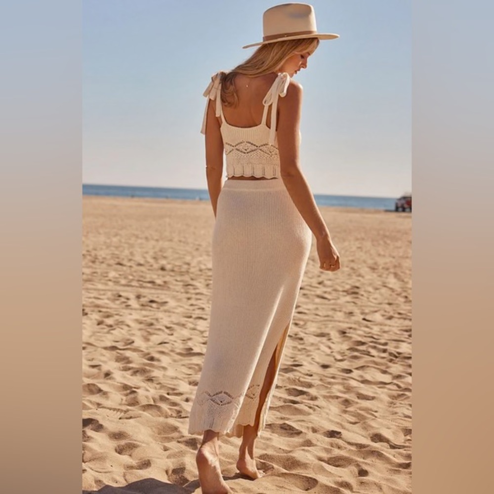 SOLD x NWT Saltwater Luxe Monni Sweater Tank - Picture 1 of 8
